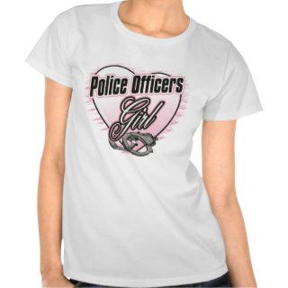 Police Officers Girl T shirt