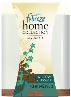 Febreze Home Collection Soy Blend Candle Willow Blossom 6 oz. Health & Personal Care