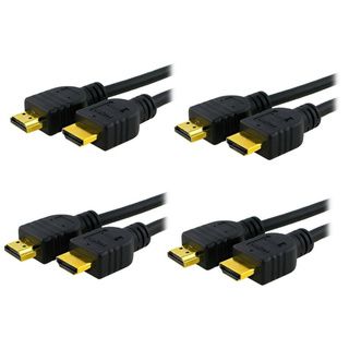 6 foot High Speed HDMI Cable M/ M (Pack of 4) A/V Cables