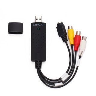 HDE Easycap USB S Video RCA Video Capture Card Adapter for Windows 7 64 bit Electronics
