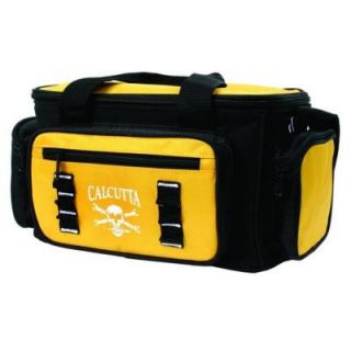 Calcutta Black and Yellow Tackle Bag with 4 Utility Boxes CTB10 360 4
