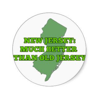 New Jersey Much better than Old Jersey Stickers