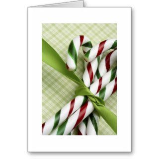 Make Xmas Card Candy Cane Decoration