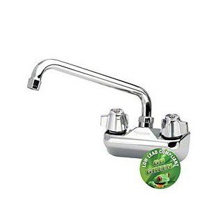 Krowne Metal 10 406 L 4" Heavy Duty Low Lead Wall Mounted Faucet 10 406   Bar Sink Faucets  