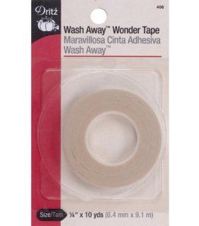 Dritz 406 1/4 Inch by 10 Yard Wash Away Wonder Tape
