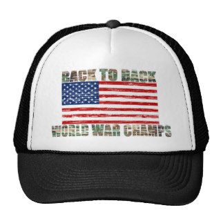 US Flag Camo World War Champs Trucker Hat