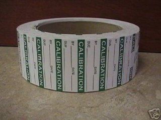 100 1.5x.625 Green QC CALIBRATION Inspection Labels  Pricemarker Labels 