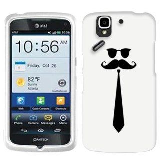 Pantech Flex Mustache and Tie Hard Case Phone Cover Cell Phones & Accessories