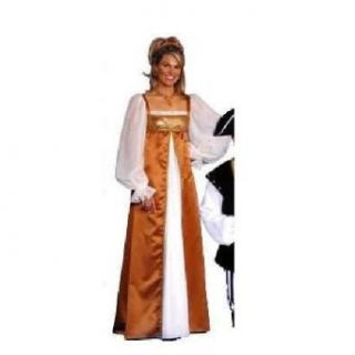 Women Medium (10 12)   Golden Maiden Deluxe Renaissance Costume Gown Clothing