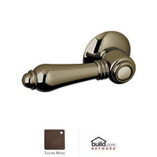 Rohl C7950LMTCB Country Bath Universal Toilet Handle with Trip Lever Arm, Tuscan Brass   Toilet Tank Levers  