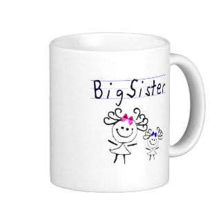 Big sister stick figure mug