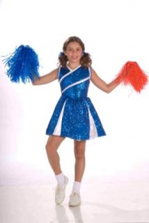 Children's Costume   Sassy Cheerleader   Blue   Medium Clothing
