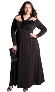 IGIGI Women's Plus Size Opium Gown in Black 14/16 Dresses