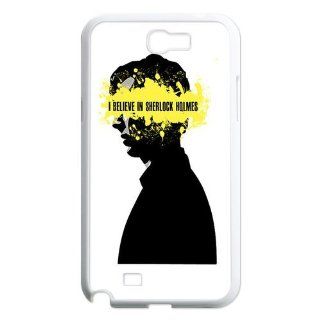 I Believe In Sherlock Holmes Samsung Galaxy Note 2 N7100 Case Cell Phones & Accessories