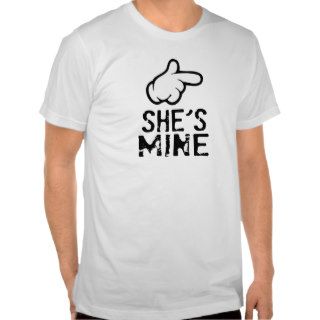 He's / She's Mine COUPLE SOULMATE Love Tee Shirt