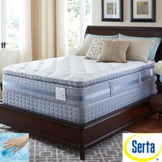 Serta Perfect Sleeper Elite Pleasant Night Super Pillowtop Queen size Mattress and Foundation Set Serta Mattresses