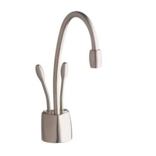 InSinkErator Indulge Contemporary Satin Nickel Instant Hot/Cool Water Dispenser Faucet Only F HC1100SN
