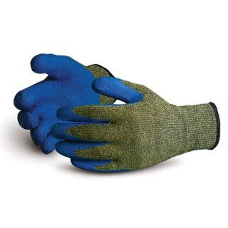 Superior SCXLX Emerald CX Kevlar/Stainless Steel/Cordura Nylon String Knit Glove with Wrinkle Grip Latex Coated Palm, Work, Cut Resistant, Large (Pack of 1 Pair) Cut Resistant Safety Gloves
