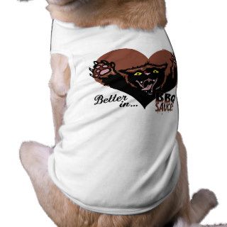 Funny Cat BBQ Dog Tee Shirt