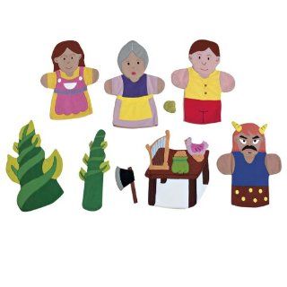 Jack and the Beanstalk Hand Puppets Set Toys & Games