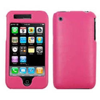 Hard Plastic Snap on Cover Fits Apple iPhone 3G 3GS Leather Hot Pink Executive AT&T (does NOT fit Apple iPhone or iPhone 4/4S or iPhone 5/5S/5C) Cell Phones & Accessories