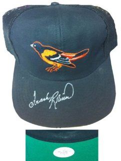 Frank Robinson Autgraphed JSA Baseball Hat 1 Size Fits All at 's Sports Collectibles Store