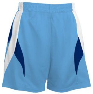 Teamwork Women/Girls Stinger Mesh Softball Shorts 447 COLUMBIA BLUE/WHITE/NAVY W2XL  Volleyball Jerseys  Sports & Outdoors