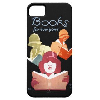 Vintage Library Ad Books For Everyone iPhone 5 Case