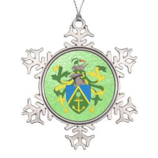 Pitcairn Islands Coat of Arms / SnowStar Ornament