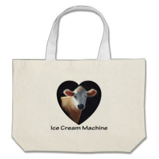 COW ICE CREAM MACHINE ART BAGS