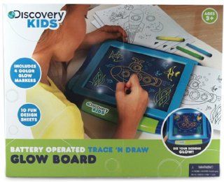 NKOK Discovery Kids Trace N' Draw Glow Board Kit Toys & Games