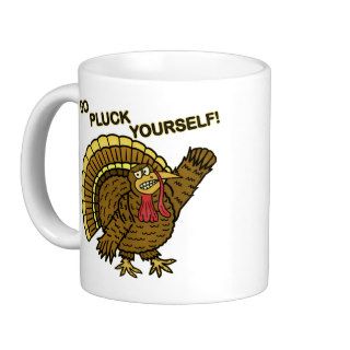 Funny Thanksgiving Turkey Pun Mugs