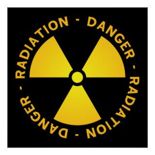 Radiation Warning Poster