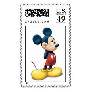 Mickey Mouse standing shy Postage