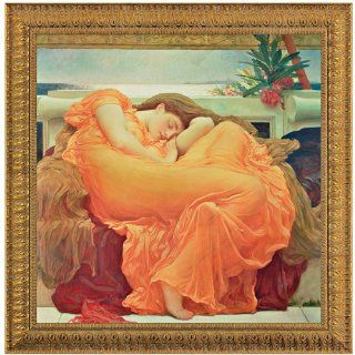 Flaming June, 1895, Canvas Replica Painting Large   Oil Paintings
