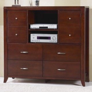 Bow Front 4 drawer 2 door Media Chest Domusindo Dressers