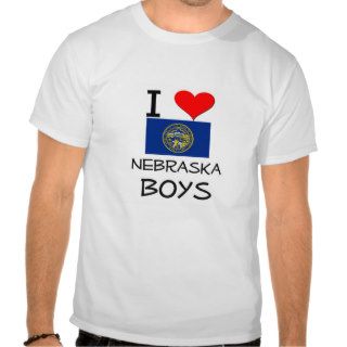 I Love Nebraska Boys T shirts