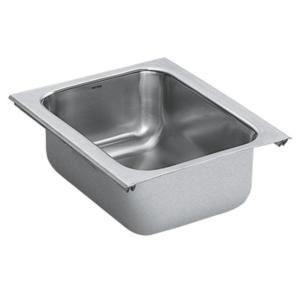 MOEN 1800 Series Undermount Stainless Steel 11x14x6 0 Hole Bar Sink G18450