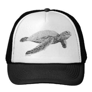 Green Sea Turtle Mesh Hats