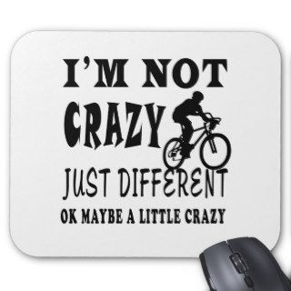A Little Crazy for Cycling Mouse Pads