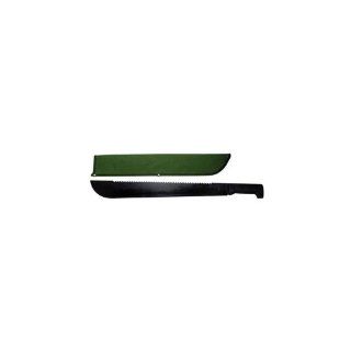 SE KHK431B 18 Plain & Serrated Blade Machete 22 3/4� Green Sheath  Camping First Aid And Safety Equipment  Sports & Outdoors