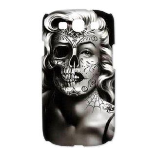 Custom Zombies Skull 3D Cover Case for Samsung Galaxy S3 III i9300 LSM 3165 Cell Phones & Accessories