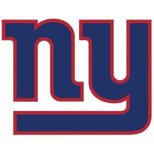 Fathead 40 in. x 31 in. New York Giants Logo Wall Decal FH14 14023