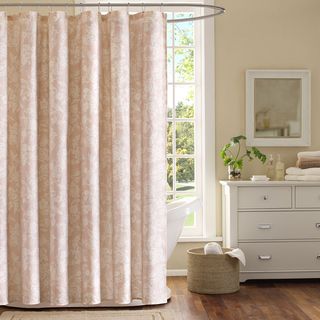 Khloe Floral Cotton Shower Curtain Shower Curtains