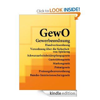 Gewerbeordnung   GewO (Deutschland) (German Edition) eBook Rechtliche Literatur Kindle Store