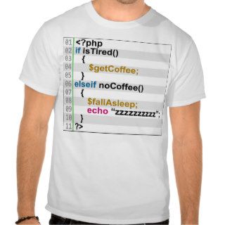 PHP get Coffee Shirt