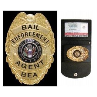 435 Bail Enforcement Agent Badge Set Sports & Outdoors