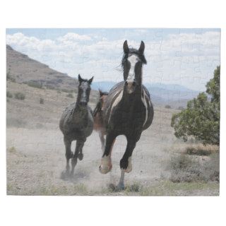 Utah Wild Horses Running Puzzle