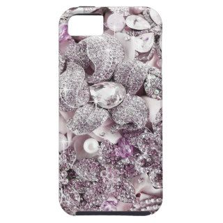 Diamond Bling Bling Bouquet, Pastel Purple iPhone 5 Cover