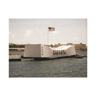 USS Arizona Memorial Gallery Wrapped Canvas
